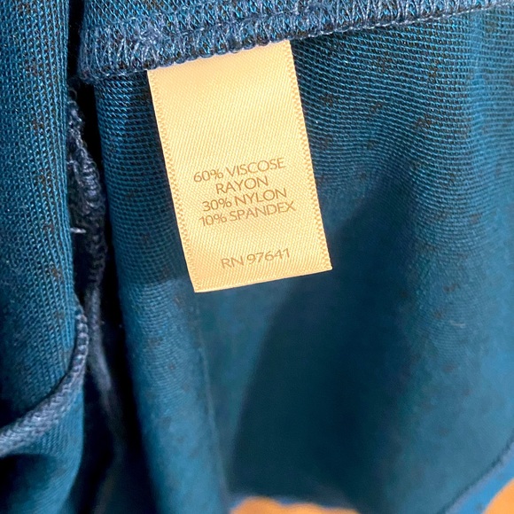 J Jill, Ponte Dress 3/4 Sleeve ,Oxfblu,XS - Picture 9 of 9